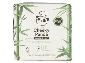Cheeky Panda műanyagmentes bambusz konyharuha 2 tekercs