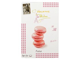 Macarons de Pauline fraise 6db 72g