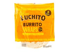 Gran Luchito Mexican Burrito Wraps 6 pcs 360g image Gran Luchito Mexican Burrito Wraps 6 pcs 360g