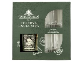 Diplomatico Exclusiva DD+ 2 pohár 0,7l