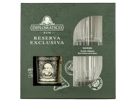 Diplomatico Exclusiva DD+ 2 pohár 0,7l Diplomatico Exclusiva DD+ 2 pohár 0,7l