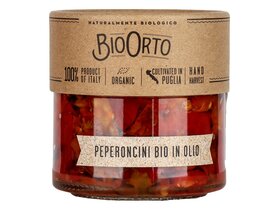 Bio Orto Bio chilipaprika szeletek olajban 175g