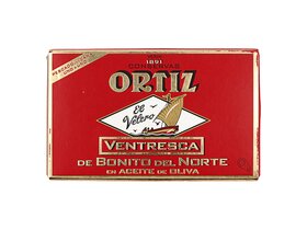 Ortiz Ventresca Bonito tuna o.oil 110g image Ortiz Ventresca Bonito tuna o.oil 110g