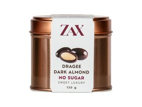 Zax Cukormentes manduladrazsé étcsokoládéban 130g