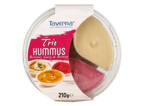 TAVERNA Hummus Trio Oriental/Curry /Cékla 210 g