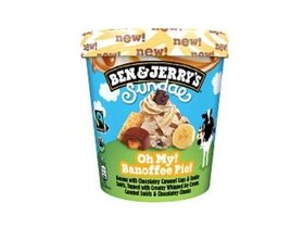 Ben & Jerry's banános-karamellás-csokoládés jégkrém OhMy!BanoffeePie! 427ml