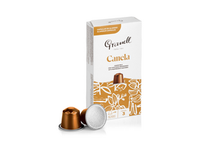 Granell Cafes Fahéj ízesítésű, természetes pörkölésű őrölt kávé Nespresso kompatibilis kapszulában 10db 52g