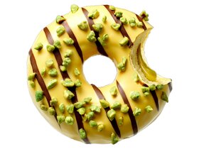 Pisztáciás töltött fánk 71g Pisztáciás töltött fánk 71g