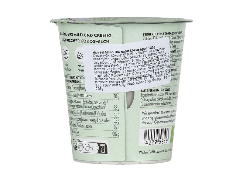 Harvest Moon* Bio Coconut Natur 125g