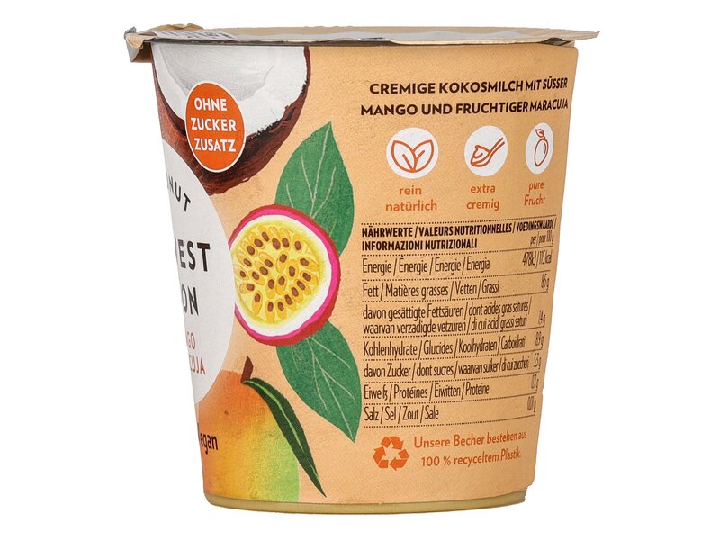 Harvest Moon Bio kókusztej készítmény mangó-maracuja 125g