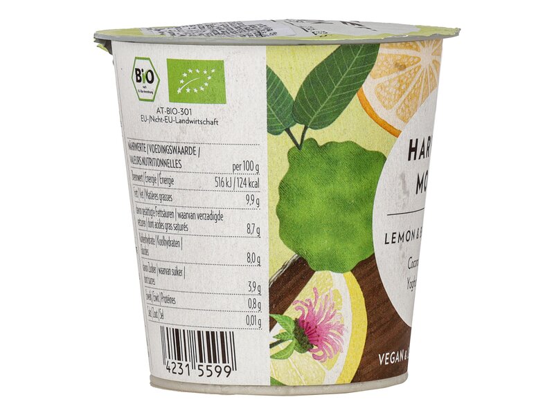 Harvest Moon Bio kókusztej alapú készítmény Citrom-bergamott 125g
