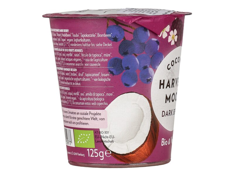 Harvest Moon Bio bogyósgyümölcsös kókusztej készítmény  125g