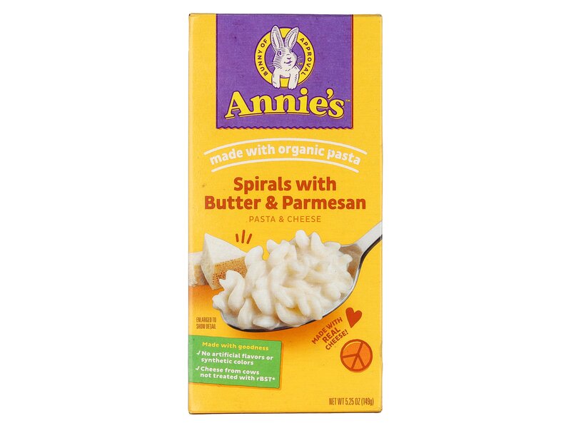 Annies Mac & Cheese Spirals Butter Parmesan 149g
