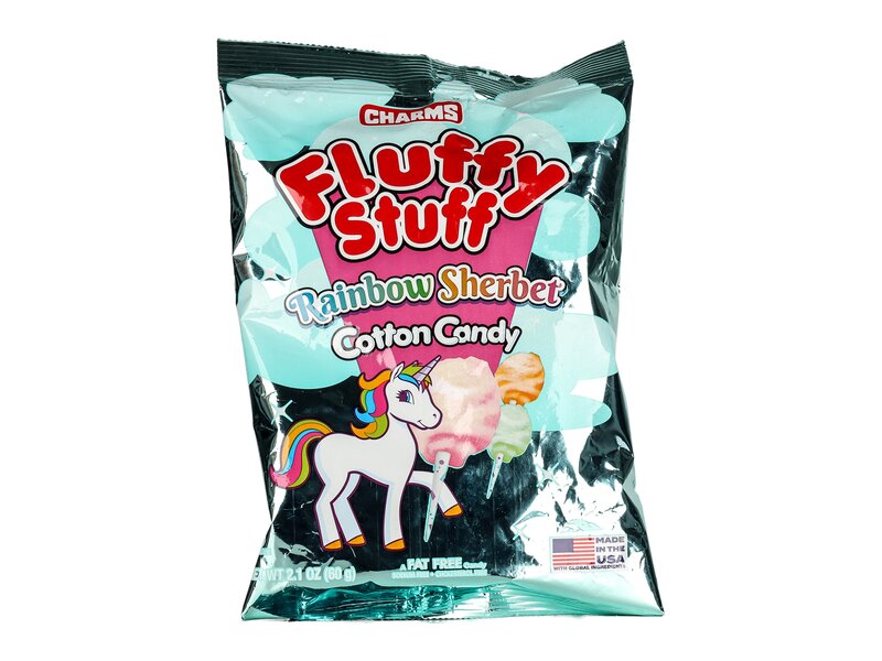 Charms Fluffy Stuff Rainbow Sorbet Cotton Candy 60g