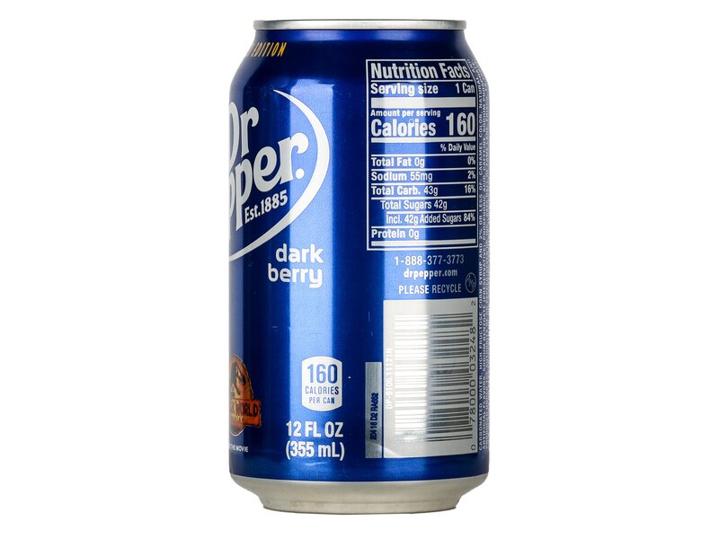 Dr Pepper sötét bogyós ital Jurassic World 355ml
