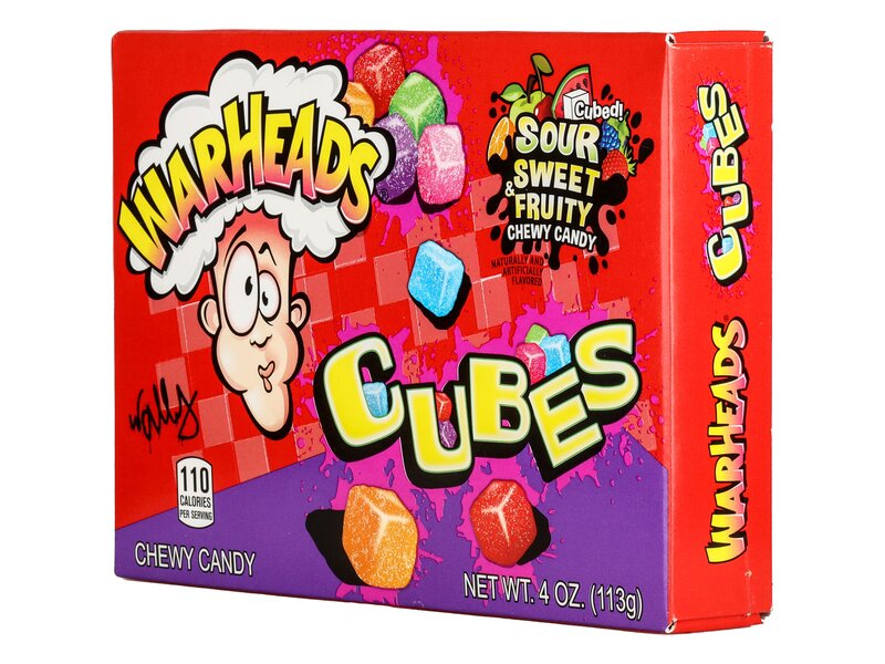 Warheads chewy cubes 113g