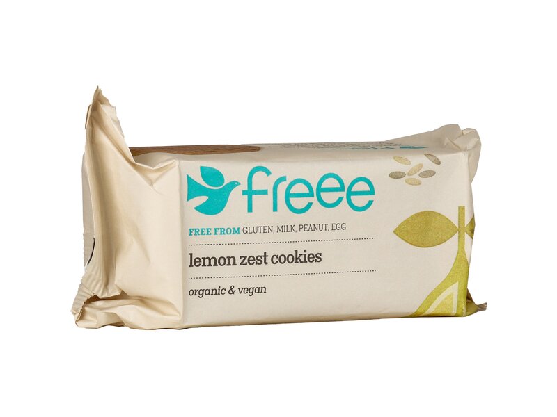 Freee Organic GF Lemon Zest cookies 150g