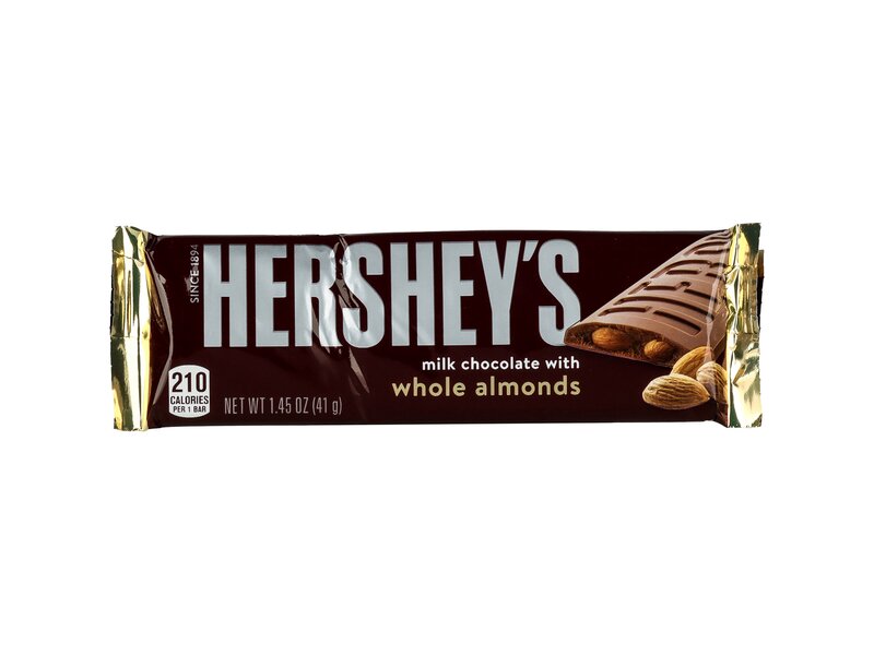 Hershey's Milk Chocolate Bar With Almonds 41g