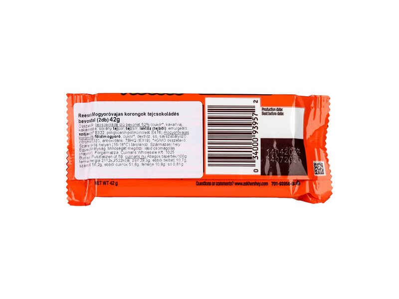 Reese’s Mini mogyoróvajas kosárkák tejcsokoládés bevonattal 68g