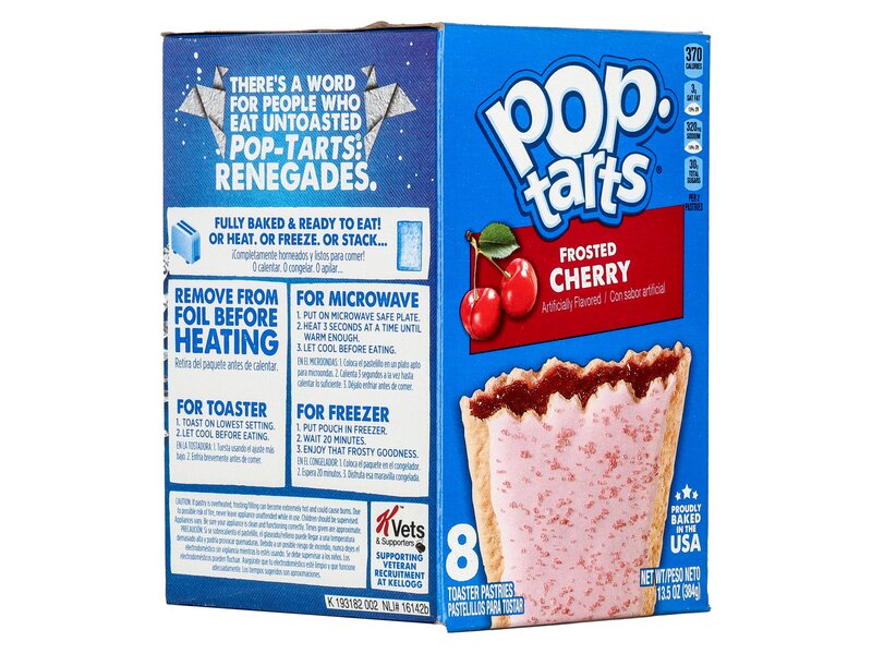 Kellogg’s Pop Tarts – Cseresznyés ízű töltött keksz (8db) 384g