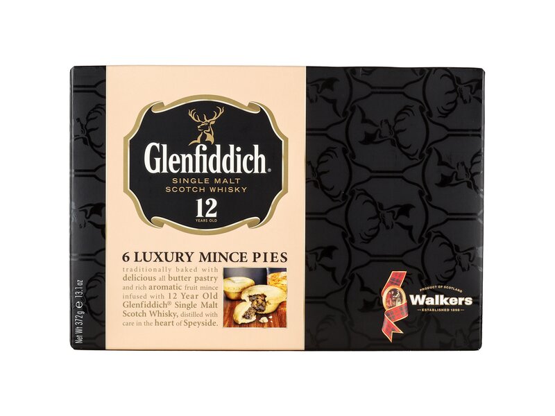 Walkers Glenfiddich mincemeat tarts 372g