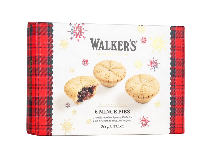 Walkers Luxury Mince Pies 6db 372g