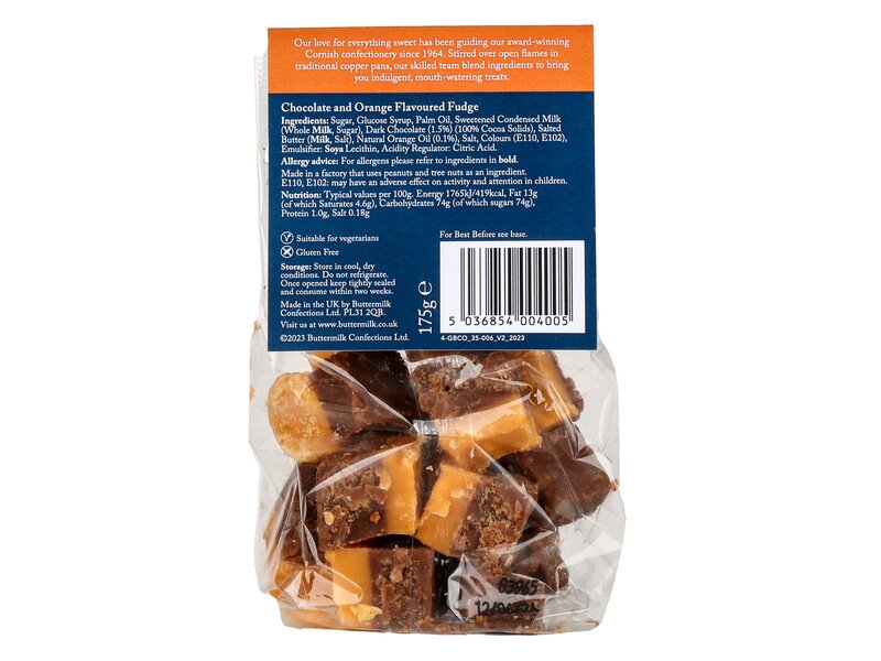 Buttermilk Csokoládé és Narancs ízű karamella 175g