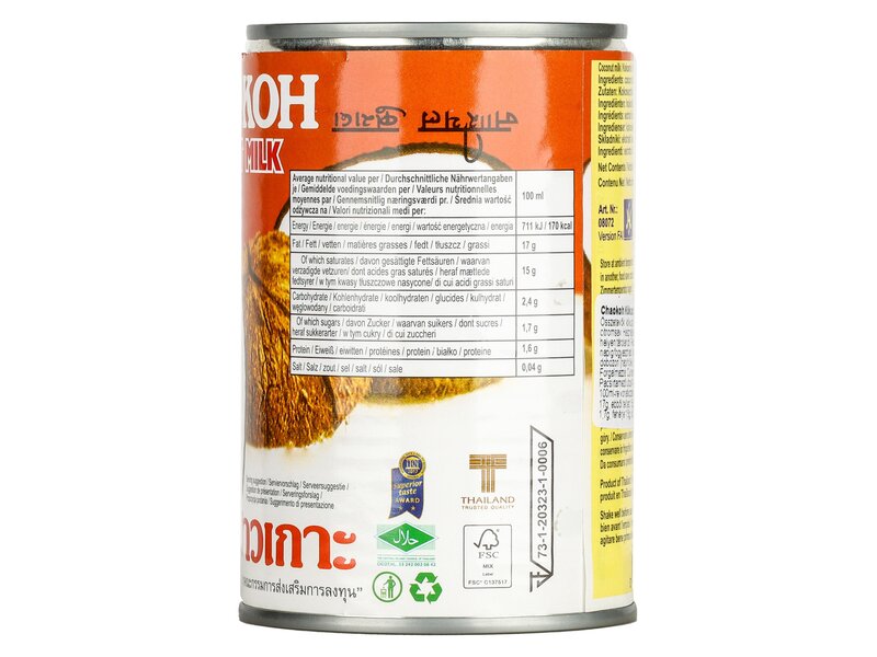 Chaokoh kókusztej 400ml