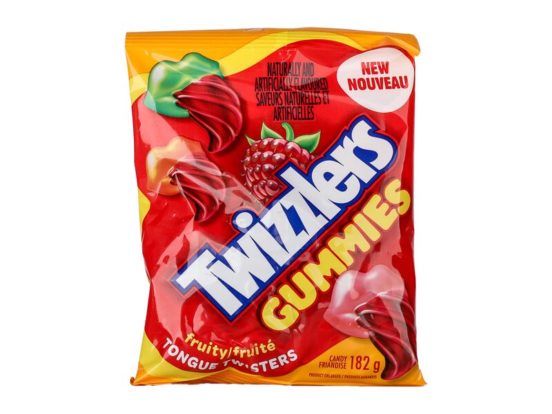 Twizzlers Tongue Twisters Fruity Gummies 182g 