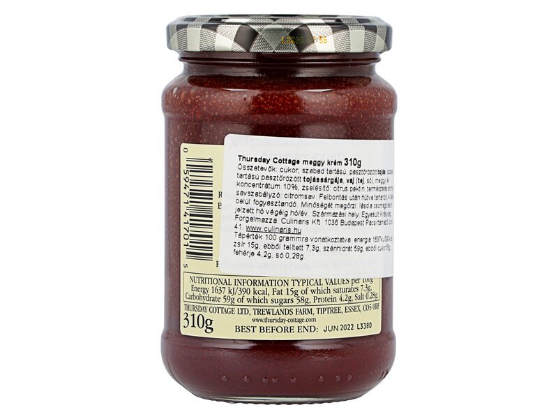 Thursday C. Sour Cherry Curd 310g