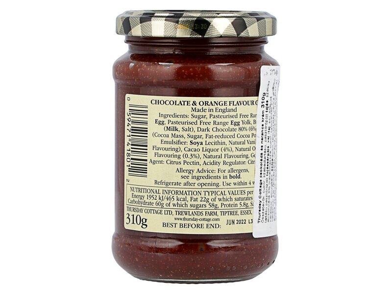 Thursday C. Chocolate & Orange Curd 310g