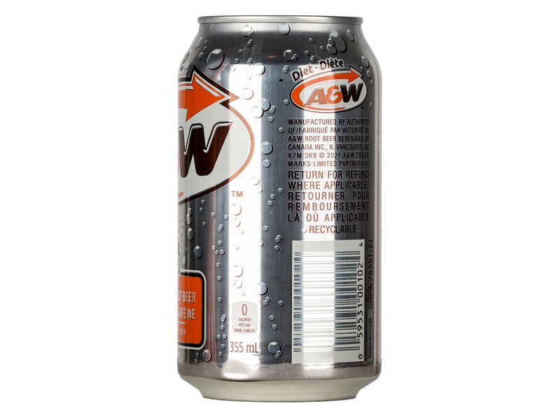 A&W Root Beer Diet 355ml