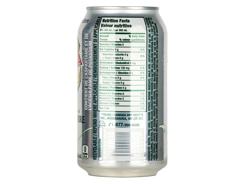 Canada Dry Ginger Ale Diet 355ml