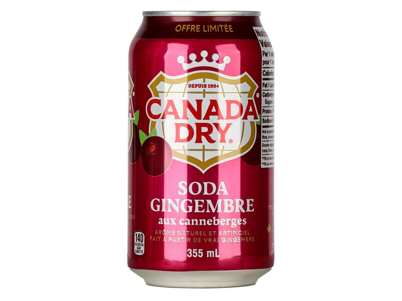 Canada Dry Cranberry Ginger Ale 355ml