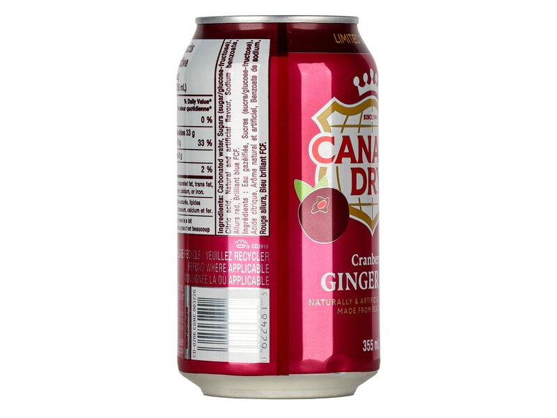 Canada Dry Cranberry Ginger Ale 355ml