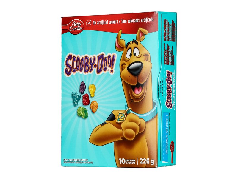 Scooby-Doo Gyümölcsízű gumicukorkák 10 tasak 226g