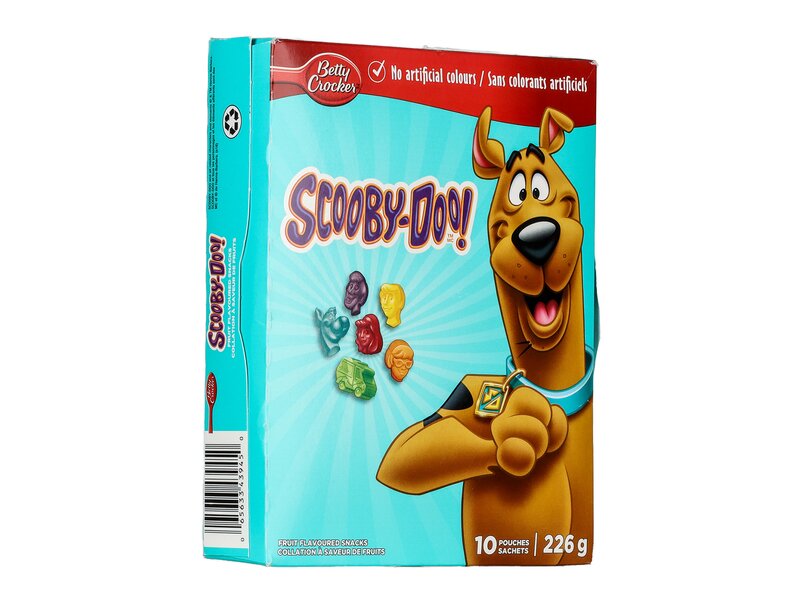 Scooby-Doo Gyümölcsízű gumicukorkák 10 tasak 226g