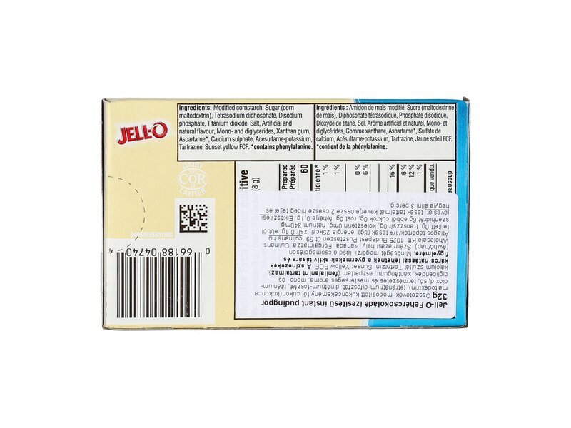 Jell-O Instant Pudding Fat Free White Chocolate 32g
