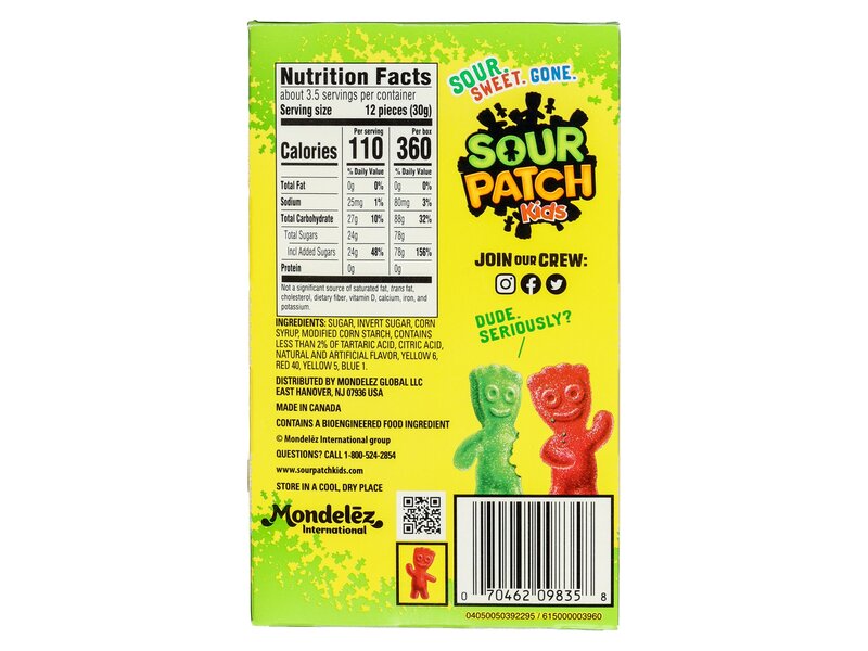 Sour Patch Kids Original Theatre 99g