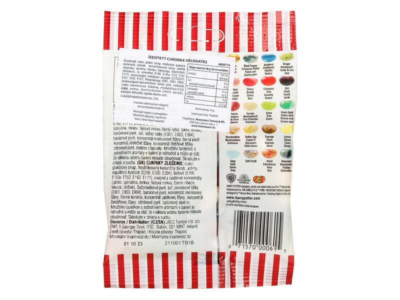 Harry Potter Bagoly Bertie-féle Minden Ízű Drazsé 54g