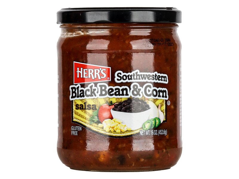 Herr's Feketebabos-kukoricás salsa szósz 453,6g