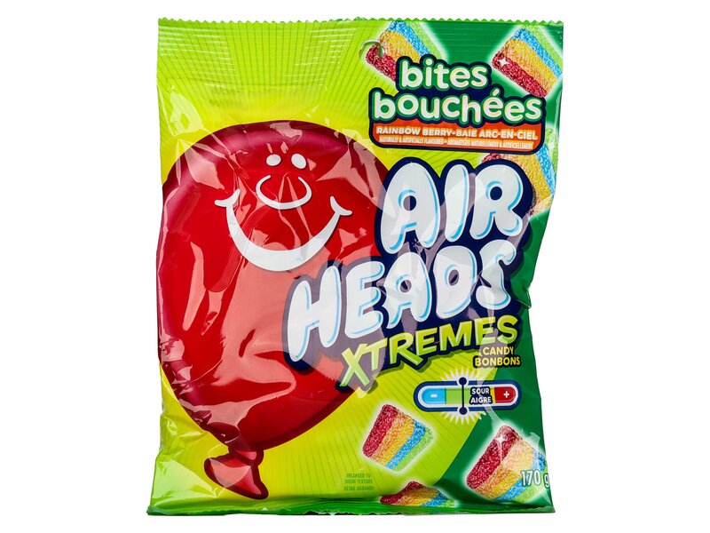 AirHeads Xtreme Bites Bouchées Candy bonbons 170g