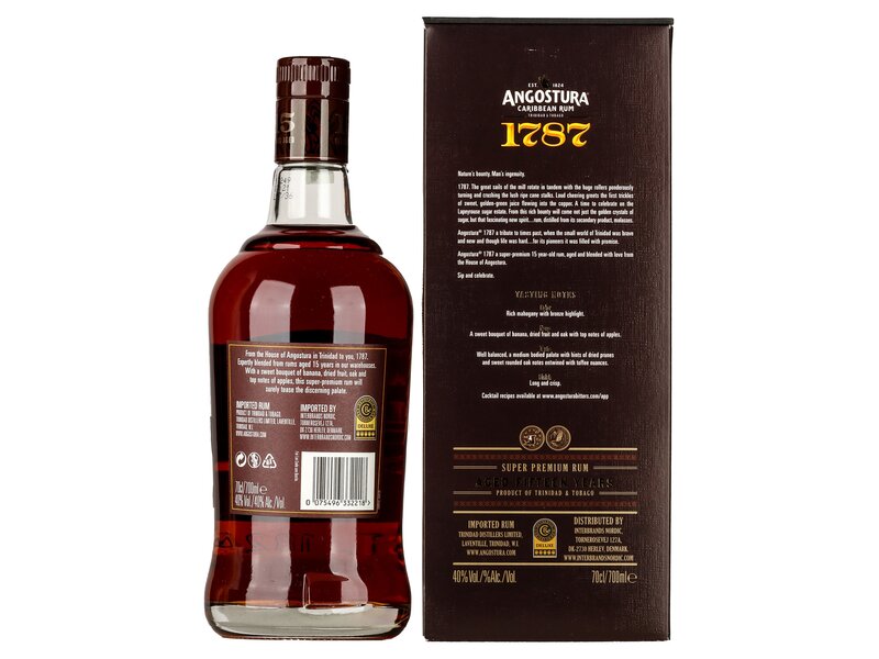 Angostura 1787  15 év 0,7l