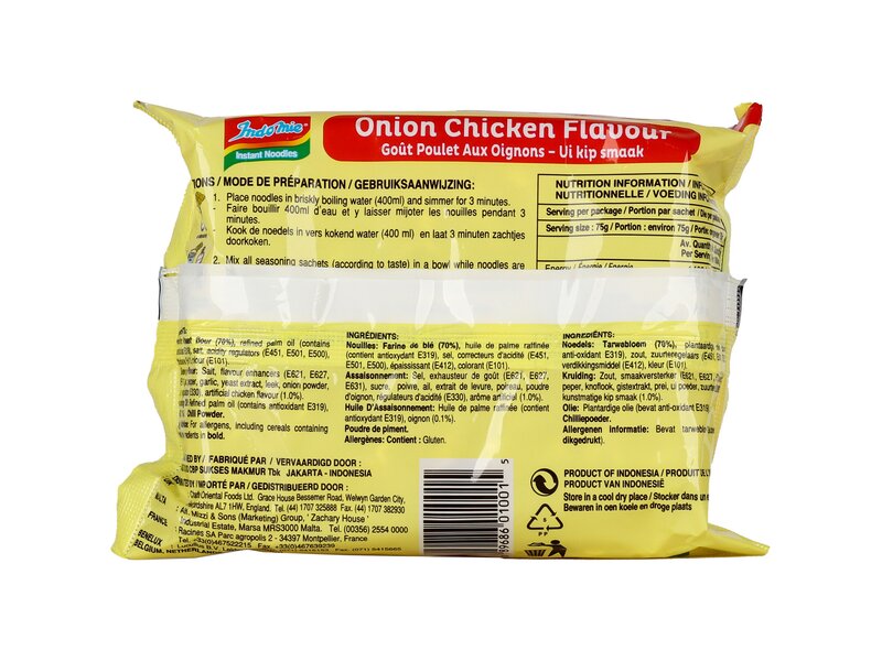 Indomie Instant noodles Onion Chicken flavour 75g