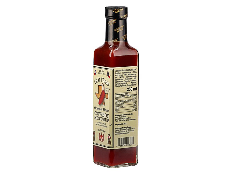 Old Texas Cowboy ketchup 250ml