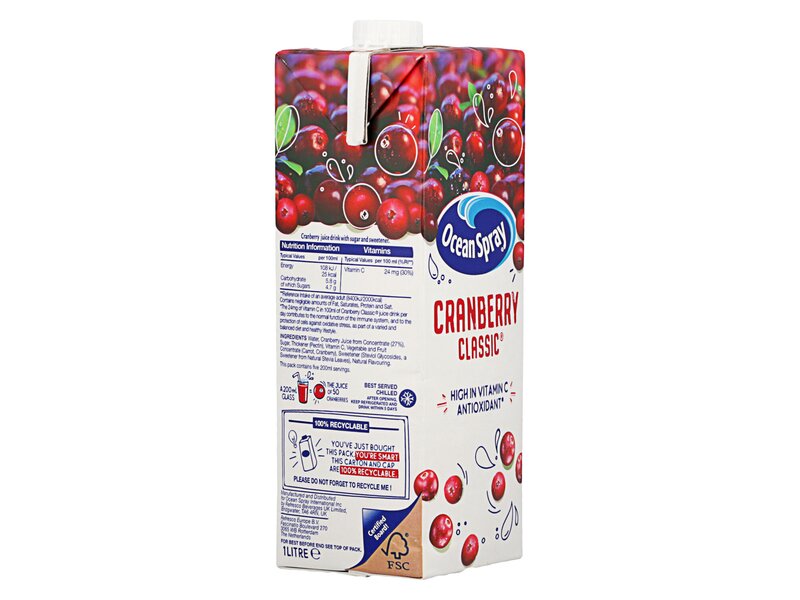 Ocean Spray Cranberry classic 1l
