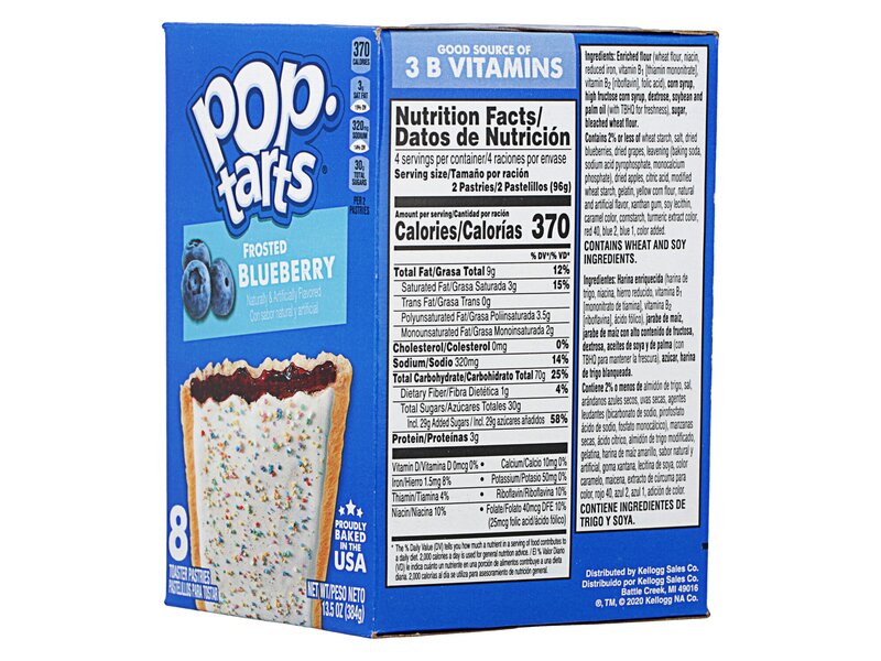 Pop Tarts Frosted blueberry 384g