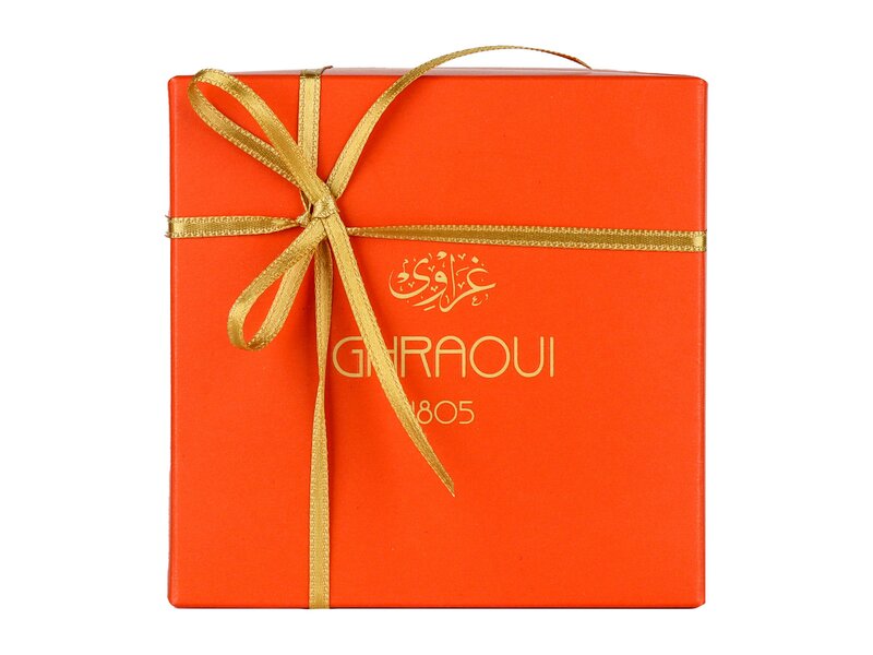 Ghraoui Gouttes de Noisettes - fehér csokoládé box 125g
