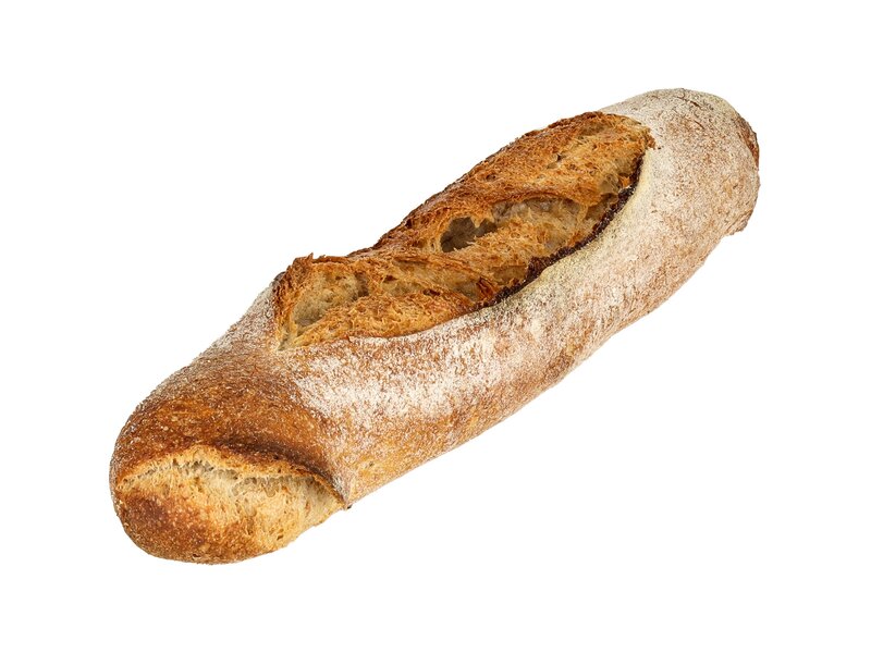 Baguettina rozskovászos félbarna 140g