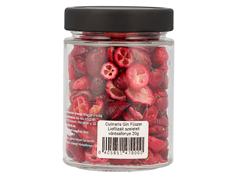 Culinaris Gin Fűszer Liofilizált szeletelt vörösáfonya 20g